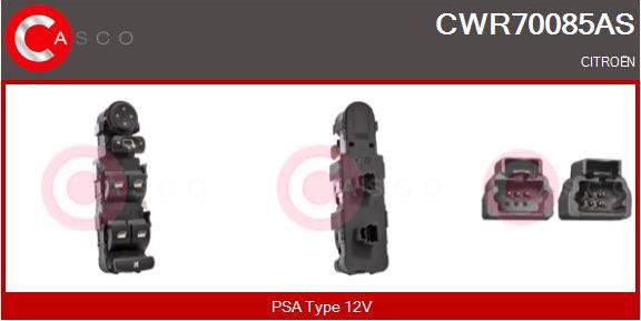 Casco CWR70085AS - Comutator,macara geam aaoparts.ro