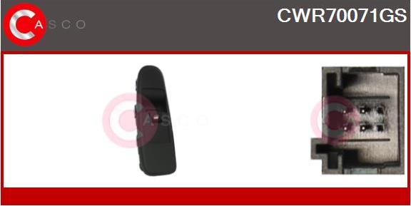 Casco CWR70071GS - Comutator,macara geam aaoparts.ro