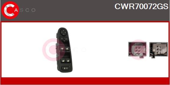 Casco CWR70072GS - Comutator,macara geam aaoparts.ro