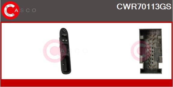 Casco CWR70113GS - Comutator,macara geam aaoparts.ro