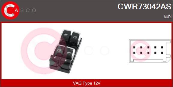 Casco CWR73042AS - Comutator,macara geam aaoparts.ro