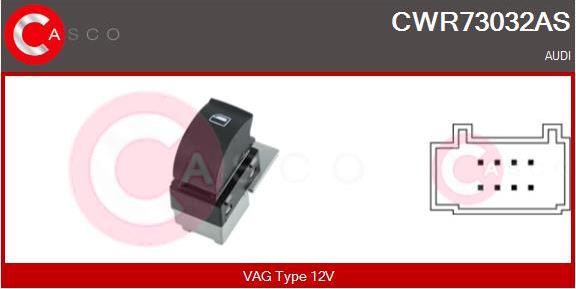 Casco CWR73032AS - Comutator,macara geam aaoparts.ro