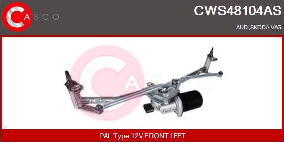 Casco CWS48104AS - Sistem stergator parbriz aaoparts.ro