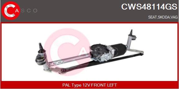 Casco CWS48114GS - Sistem stergator parbriz aaoparts.ro