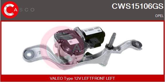 Casco CWS15106GS - Sistem stergator parbriz aaoparts.ro