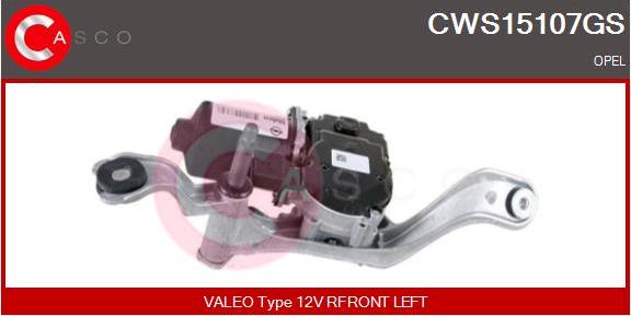 Casco CWS15107GS - Sistem stergator parbriz aaoparts.ro