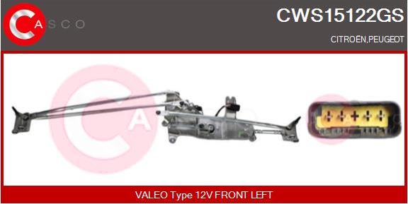 Casco CWS15122GS - Sistem stergator parbriz aaoparts.ro