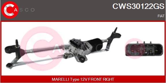 Casco CWS30122GS - Sistem stergator parbriz aaoparts.ro