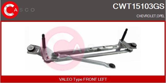 Casco CWT15103GS - Legaturi stergator parbriz aaoparts.ro