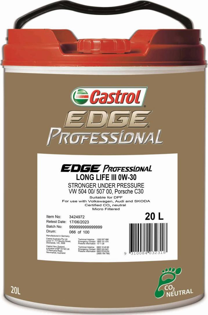 CASTROL 3424972 - Ulei de motor aaoparts.ro