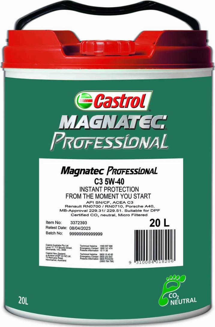 CASTROL 3372393 - Ulei de motor aaoparts.ro