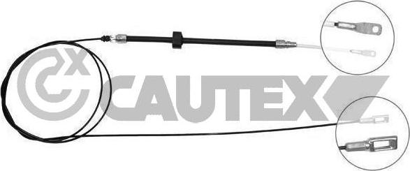 Cautex 765714 - Cablu, frana de parcare aaoparts.ro