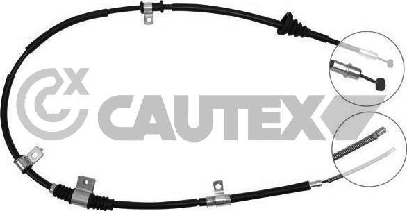Cautex 761545 - Cablu, frana de parcare aaoparts.ro