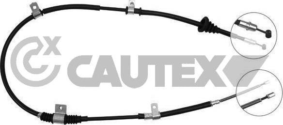 Cautex 761546 - Cablu, frana de parcare aaoparts.ro
