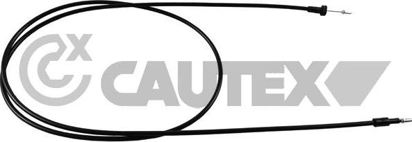 Cautex 763126 - Cablu, capota motor aaoparts.ro