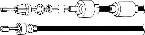 CEF RT01169 - Cablu ambreiaj aaoparts.ro