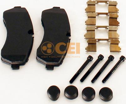 C.E.I. 584.107 - Set placute frana,frana disc aaoparts.ro
