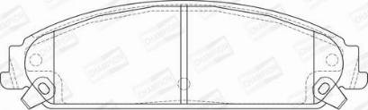 Champion 573404CH - Set placute frana,frana disc aaoparts.ro