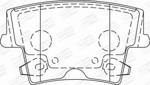 Champion 573684CH - Set placute frana,frana disc aaoparts.ro