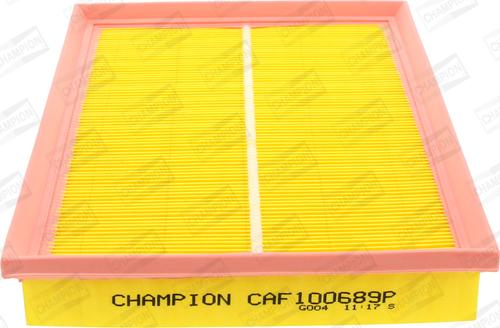 Champion CAF100689P - Filtru aer aaoparts.ro