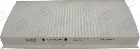 Champion CCF0015 - Filtru, aer habitaclu aaoparts.ro
