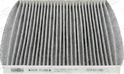 Champion CCF0119C - Filtru, aer habitaclu aaoparts.ro