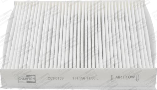 Champion CCF0139 - Filtru, aer habitaclu aaoparts.ro