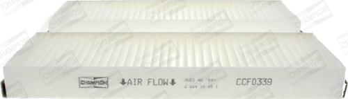 Champion CCF0339 - Filtru, aer habitaclu aaoparts.ro