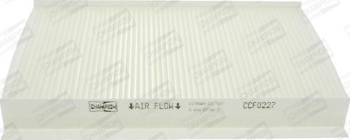 Champion CCF0227 - Filtru, aer habitaclu aaoparts.ro