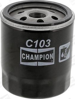 Champion COF102103S - Filtru ulei aaoparts.ro