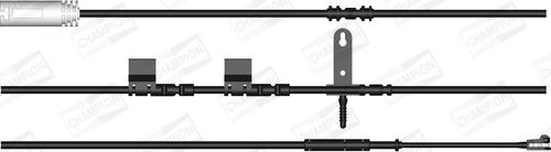 Champion WWI365 - Senzor de avertizare,uzura placute de frana aaoparts.ro