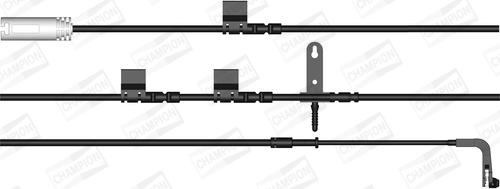 Champion WWI316 - Senzor de avertizare,uzura placute de frana aaoparts.ro