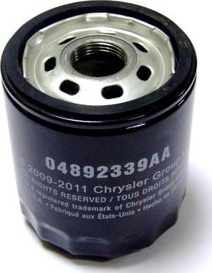 Chrysler 04892339AA - Filtru ulei aaoparts.ro