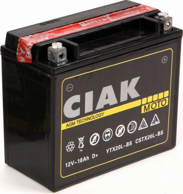 CIAKStarter CSTX20L-BS - Baterie de pornire aaoparts.ro