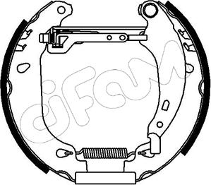 Cifam 151-098 - Set saboti frana aaoparts.ro
