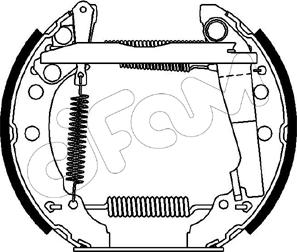 Cifam 151-045 - Set saboti frana aaoparts.ro