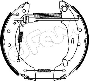 Cifam 151-095 - Set saboti frana aaoparts.ro