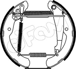Cifam 151-178 - Set saboti frana aaoparts.ro