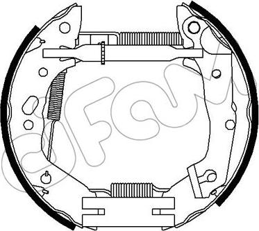 Cifam 151-315 - Set saboti frana aaoparts.ro