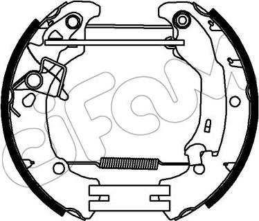 Cifam 151-334 - Set saboti frana aaoparts.ro