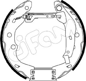 Cifam 151-206 - Set saboti frana aaoparts.ro
