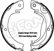 Cifam 153-453 - Set saboti frana, frana de mana aaoparts.ro