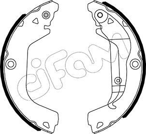 Cifam 153-484 - Set saboti frana aaoparts.ro