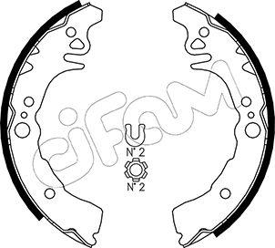 Cifam 153-435 - Set saboti frana aaoparts.ro