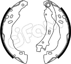 Cifam 153-544 - Set saboti frana aaoparts.ro