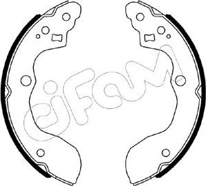 Cifam 153-540 - Set saboti frana aaoparts.ro