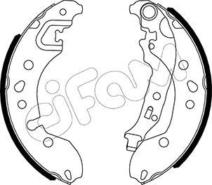 Cifam 153-536 - Set saboti frana aaoparts.ro