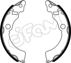 Cifam 153-521 - Set saboti frana aaoparts.ro