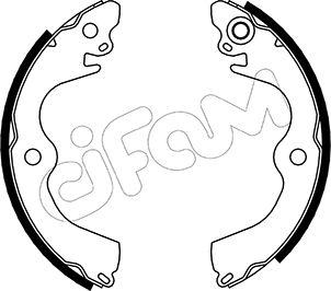Cifam 153-601 - Set saboti frana aaoparts.ro