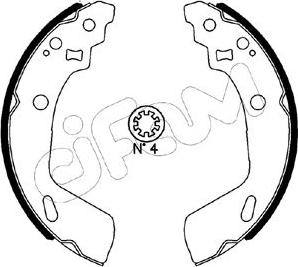 Cifam 153-633 - Set saboti frana aaoparts.ro